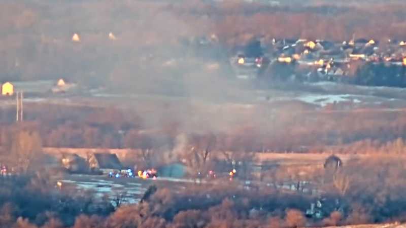 Des Moines crews fighting 'fully engulfed' house fire on south side