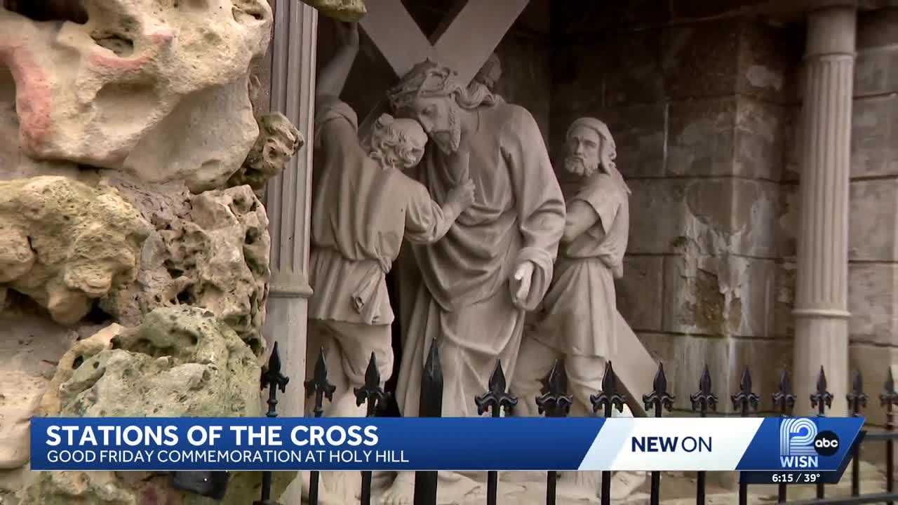 Good Friday draws hundreds to Holy Hill for Stations of the Cross