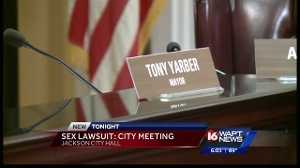 City council meets about sex harassment suit