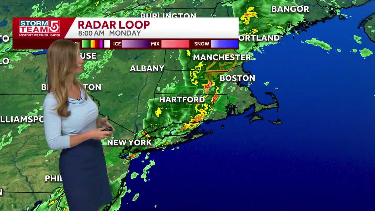  Monday downpours, then hotter with storm risk