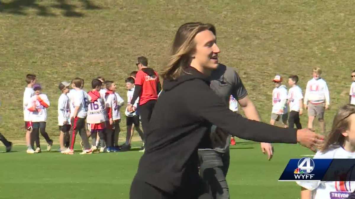 Trevor Lawrence holds youth football camp in the Upstate