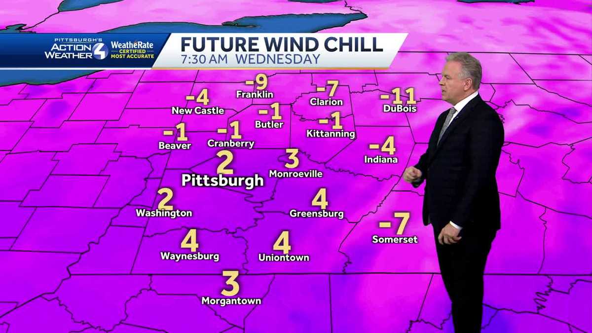 Western PA: Below average temperatures ahead