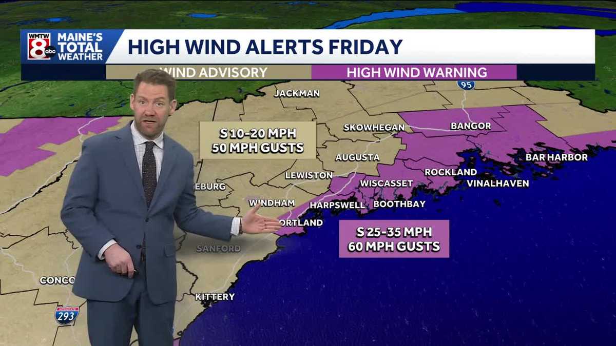 Total Weather Alert: Powerful winds sweep across Maine