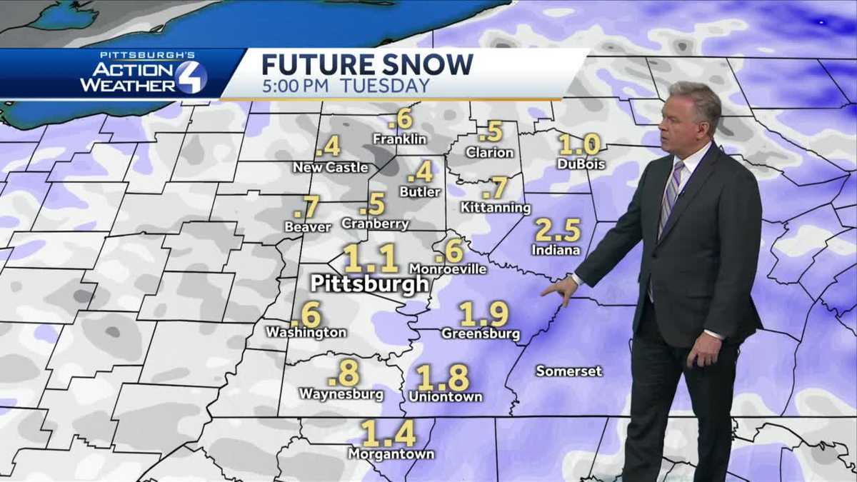 PITTSBURGH WEATHER: Snow showers on-and-off as winter storm system ...