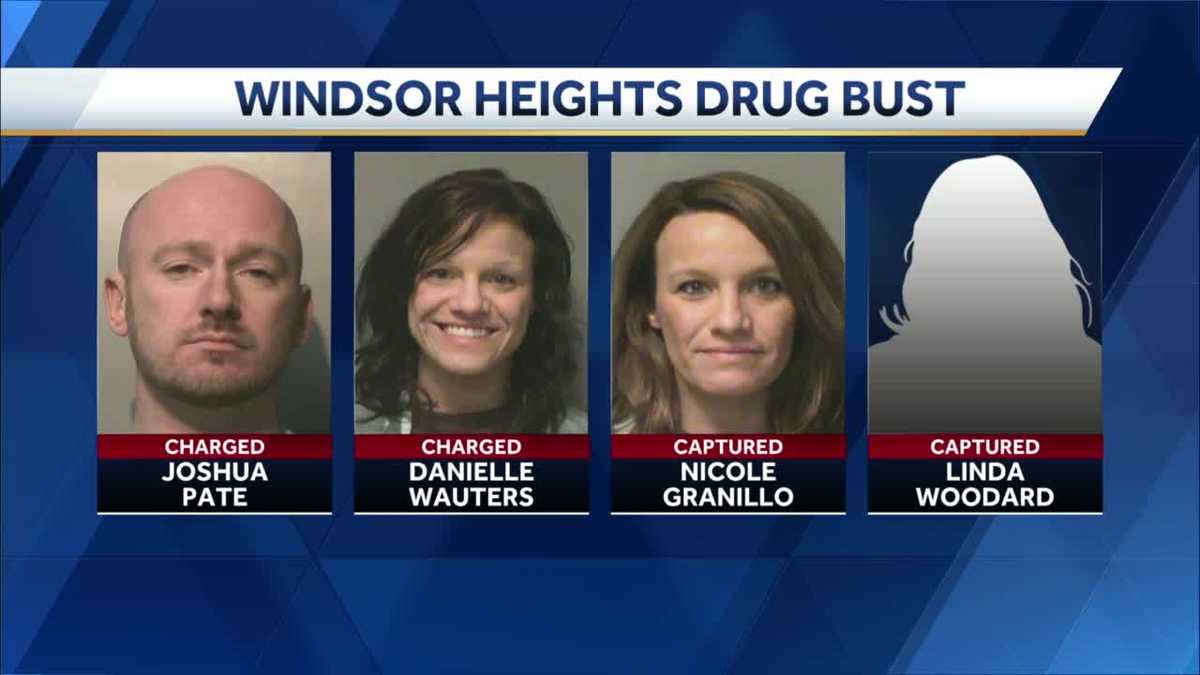 Windsor Heights PD arrests 4 people in connection with drug investigation