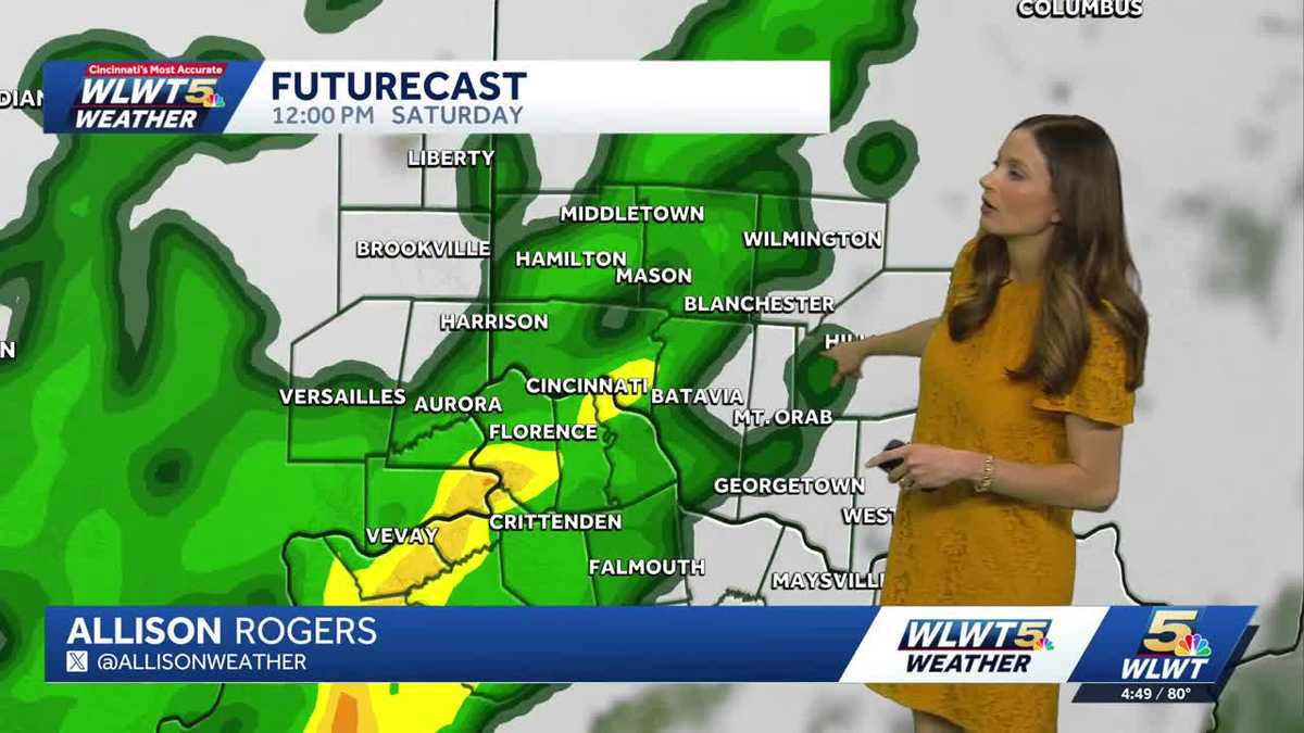 Weekend Changes: Rain, cooler weather arrives in Cincinnati