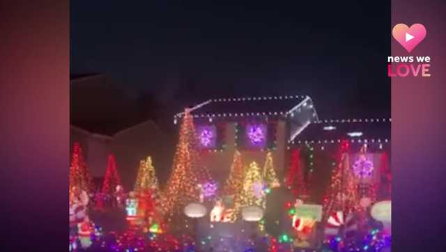 Amelia family decks out house in Christmas lights complete with lit-up archway - Vimarsana News