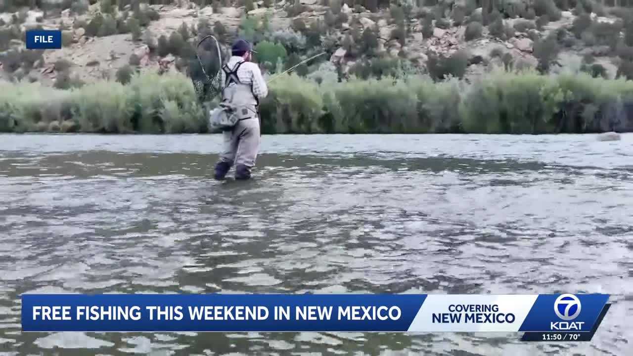 New Mexicans can fish for free this weekend across the state