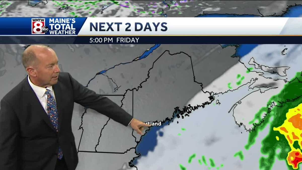 Clouds and a few sprinkles overnight
