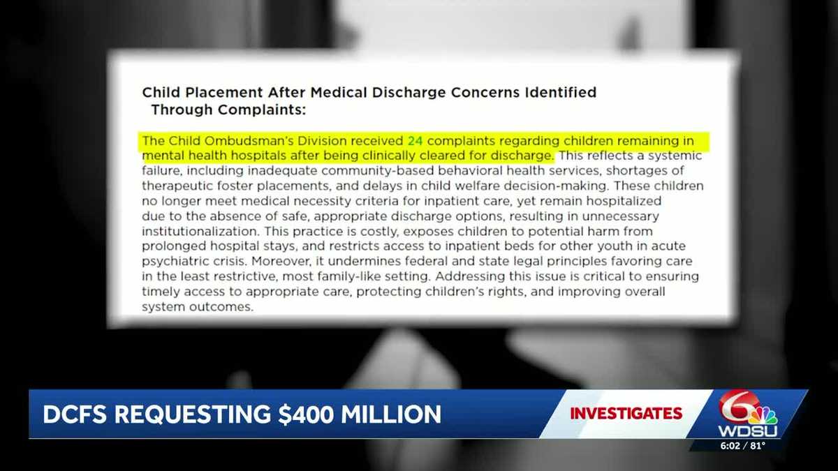 Louisiana DCFS concerns: Report reveals new fatality data, foster care children held in hospitals