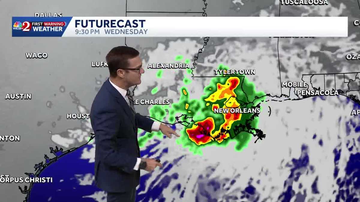First tropical cone of the season, but mid-summer heat for Central Florida