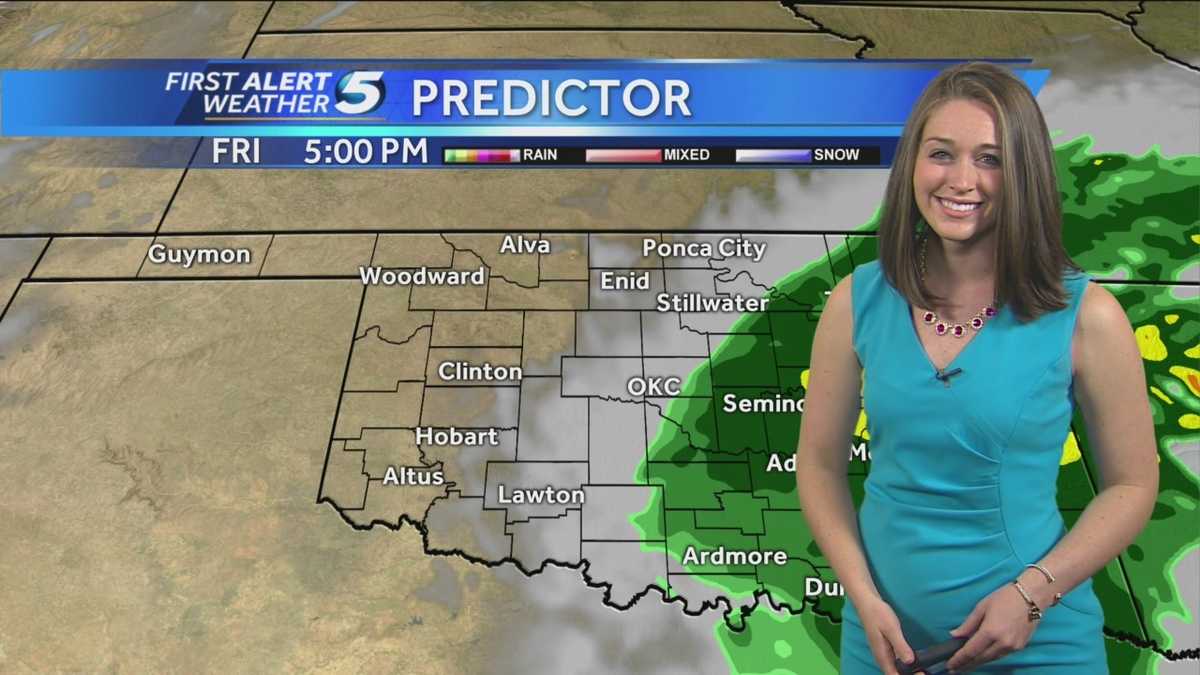 Meteorologist Shelby Hays tracking rain in the metro this afternoon