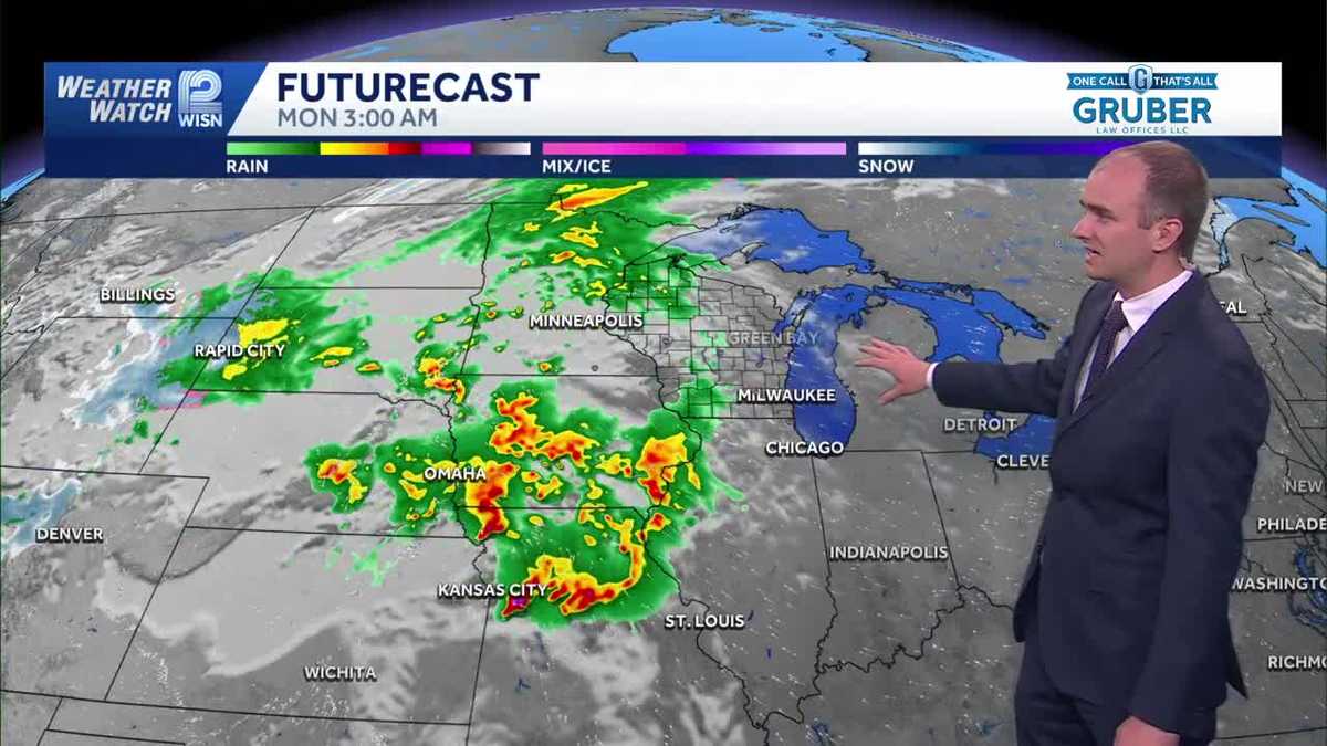 Weather: Tracking Monday Storm Threat