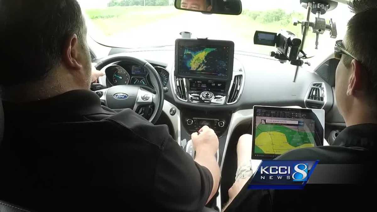 Ride along with storm chasers from Iowa Storm Chasing Network