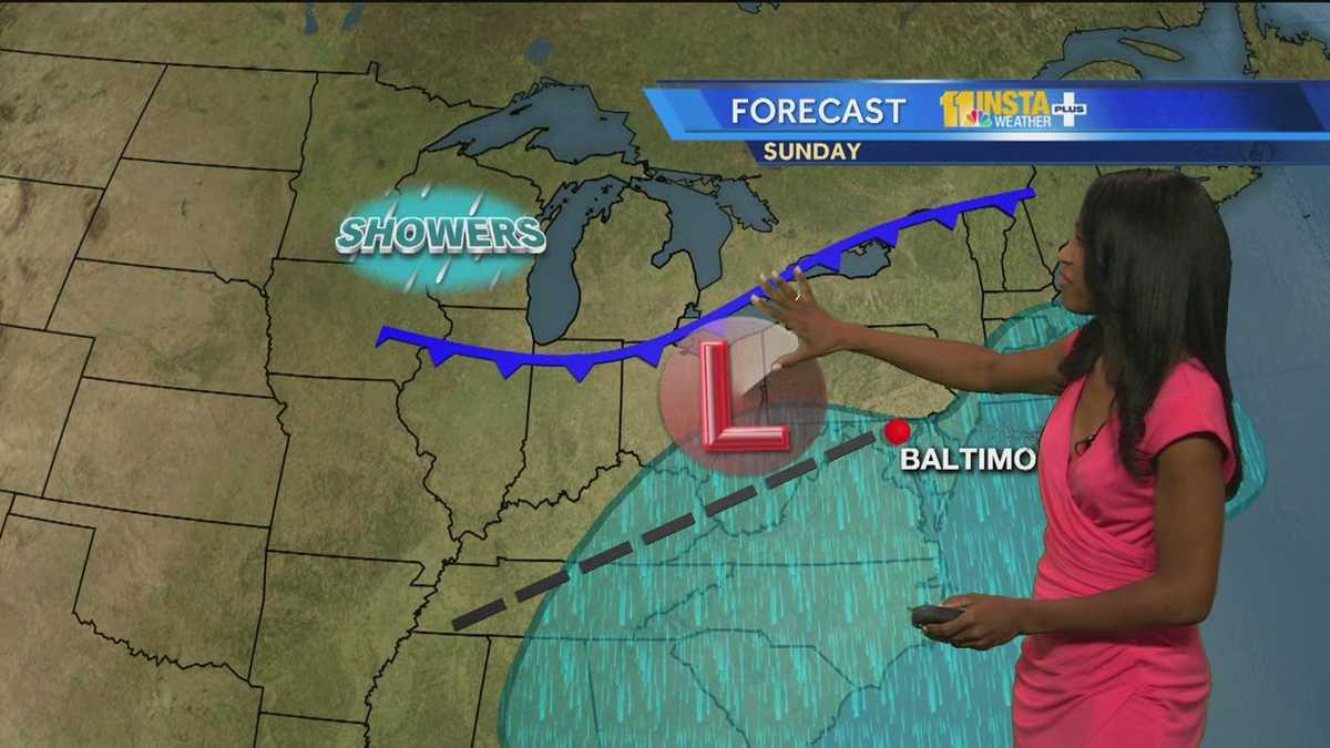 Scattered showers possible