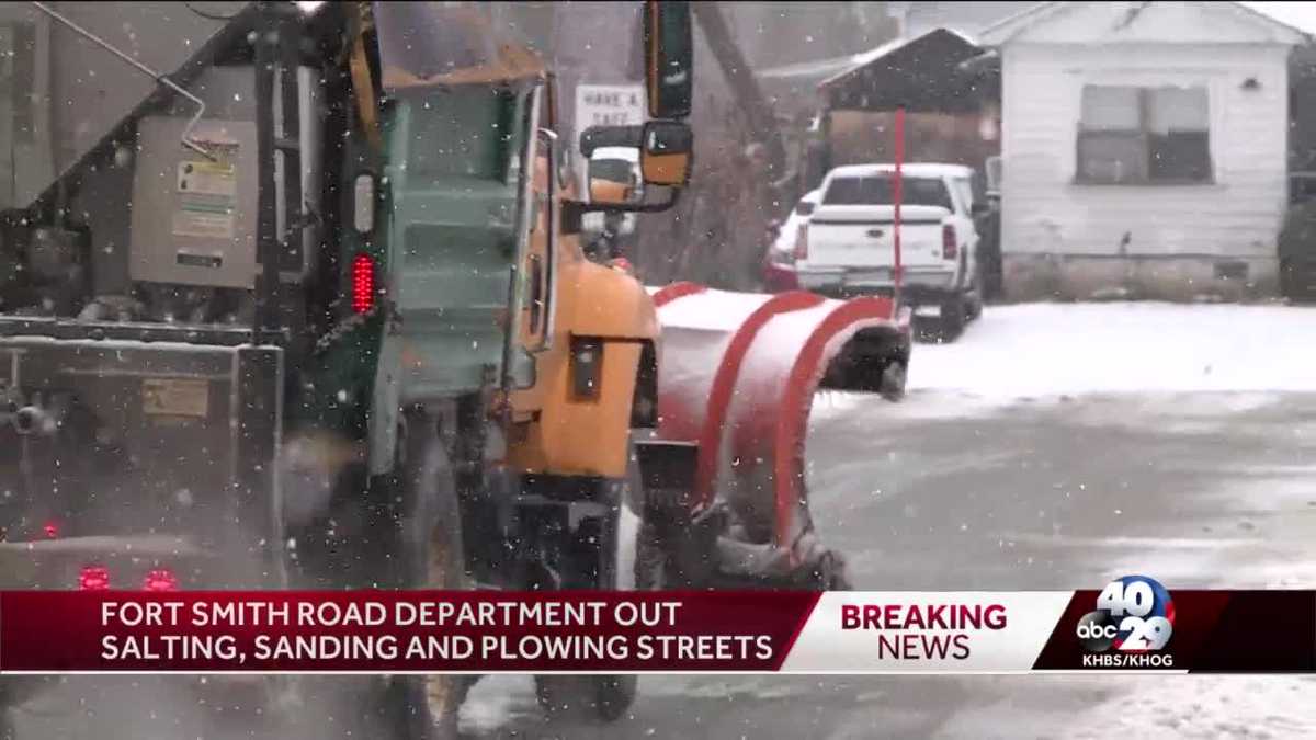 River Valley crews work to treat roads