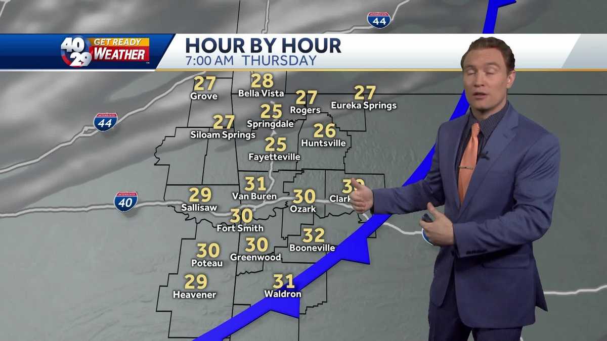 Another cold front moves through overnight
