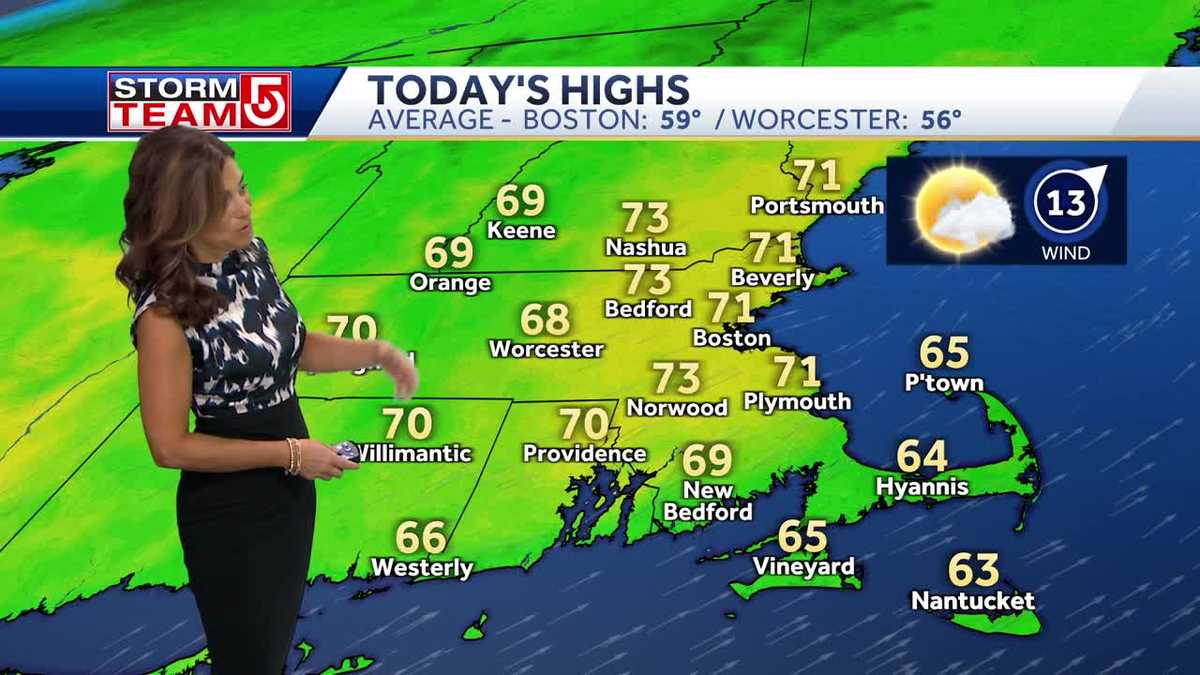 Video: Cool start before temps rise into 70s
