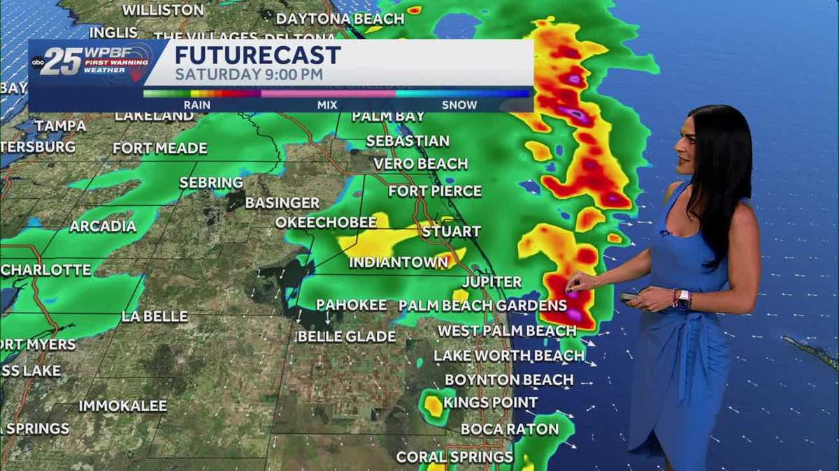 Unsettled weather into the weekend - WPBF
