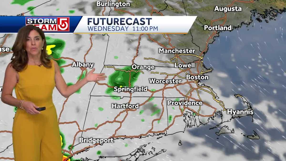 Video: Cloudy day before rain moves in tonight