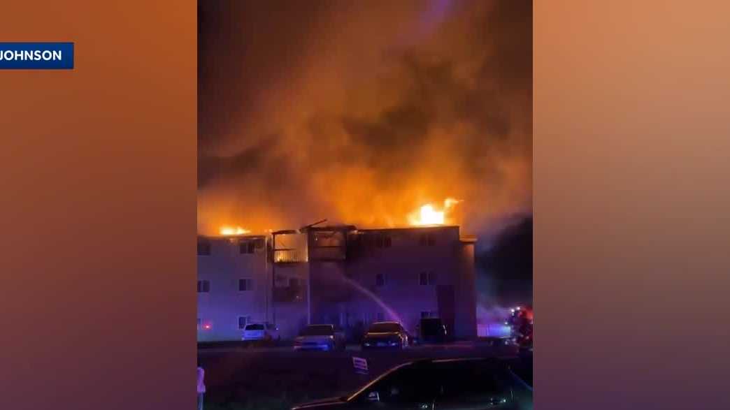 Norwalk apartment fire forces residents to flee as crews go door to door