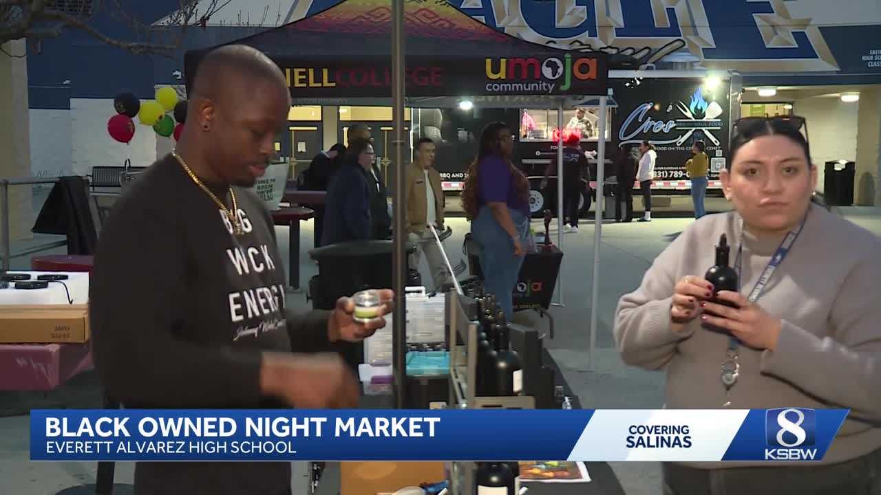 Salinas celebrates Black culture with Everett Alvarez High School’s night market