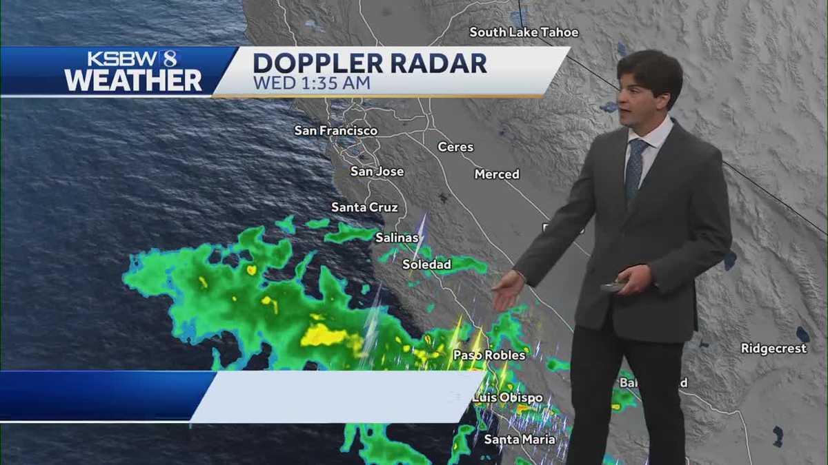 Rain showers are likely on Wednesday, with Thunderstorms possible
