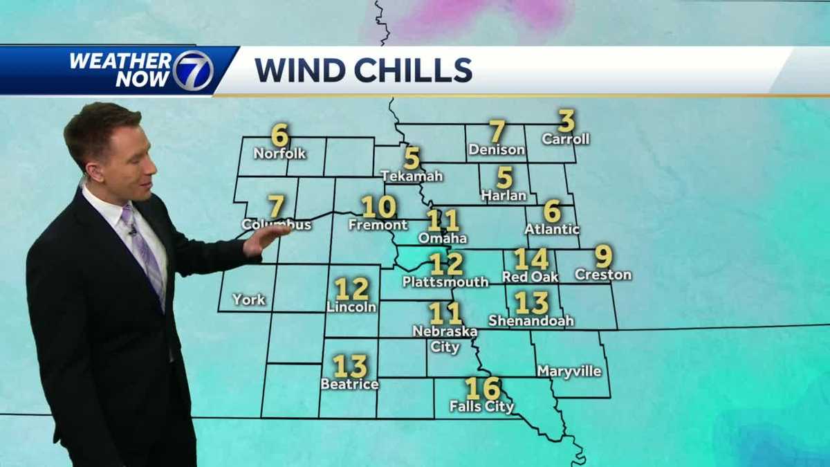 Cloudy, breezy, cold Tuesday, maybe a couple snowflakes