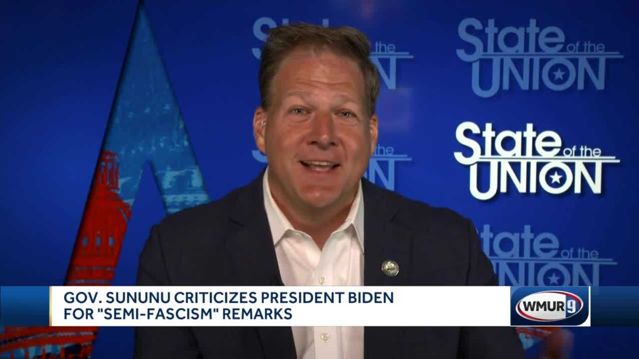 Gov. Chris Sununu Criticizes President Biden For 'semi-fascism' Remarks