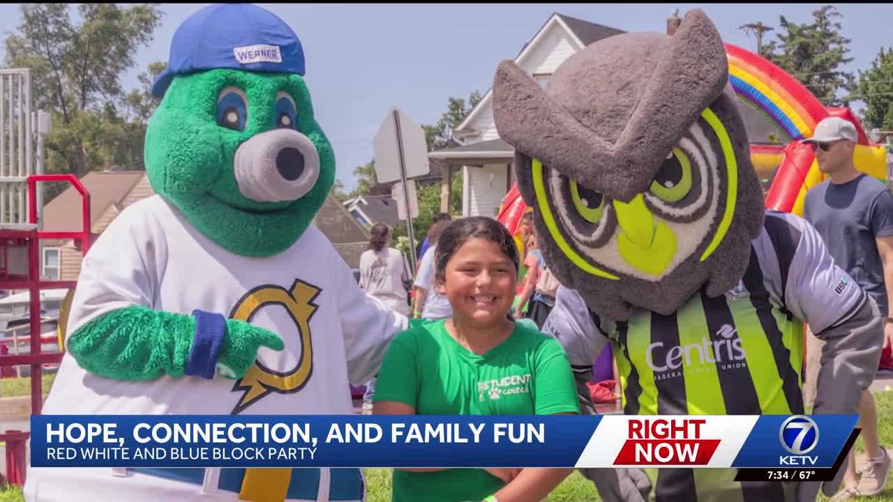 Heartland Hope Mission hosts Red, White, and Blue block party in South Omaha
