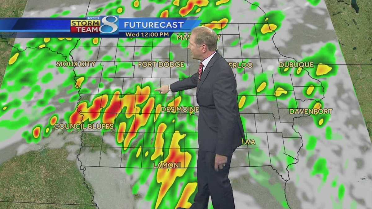 Videocast: Latest severe weather forecast - KCCI