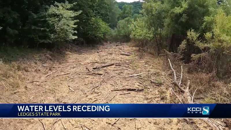 Parts of Ledges State Park remain closed despite receding water levels