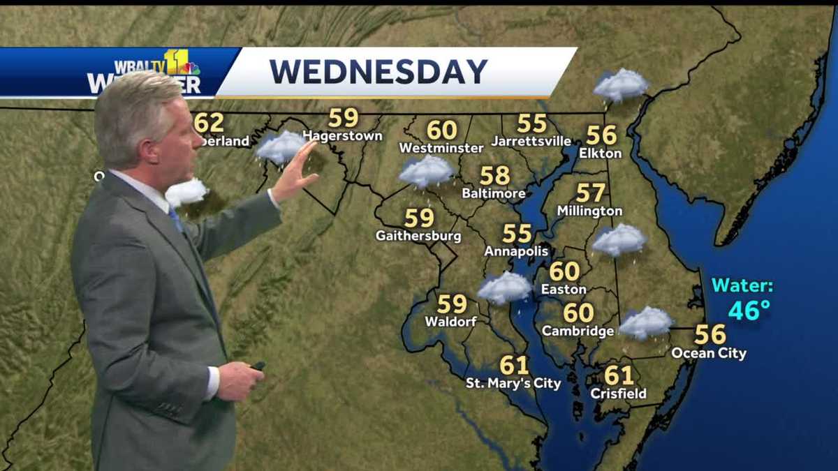 Rain expected Wednesday