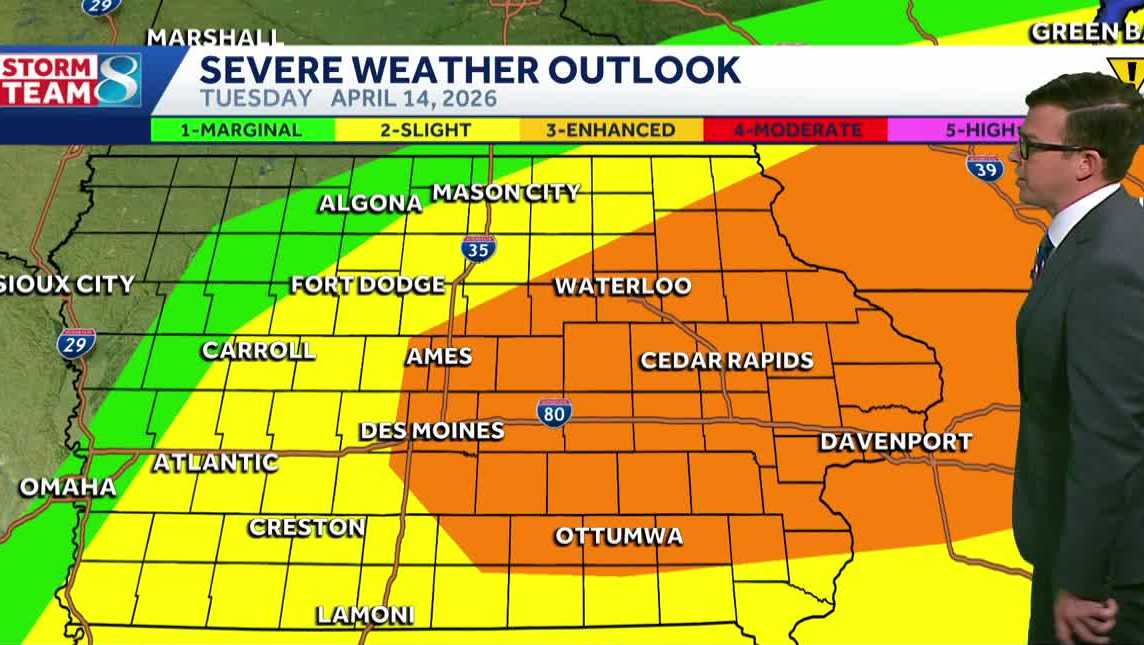 Iowa weather: Tracking strong storm chances this week