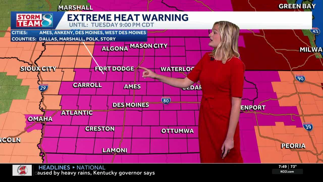 Iowa weather: Intense heat and humidity arrives this week