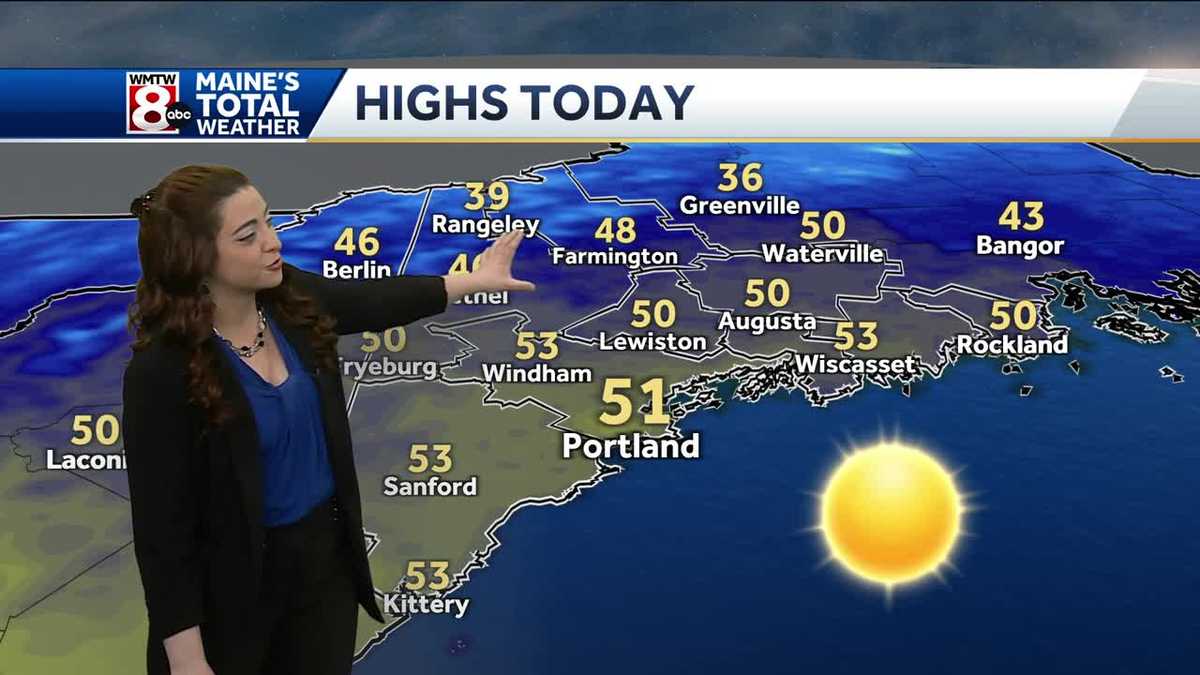 Chilly morning with sunshine staying in place