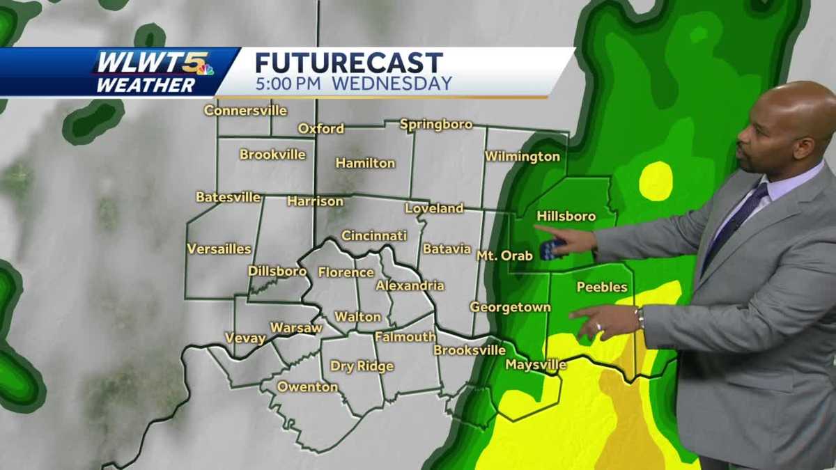 Steady Rain To Off And On Showers