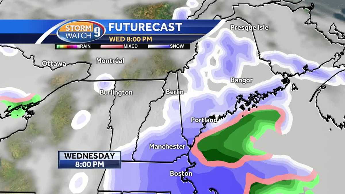 More than 6 inches of snow possible with mid-week storm