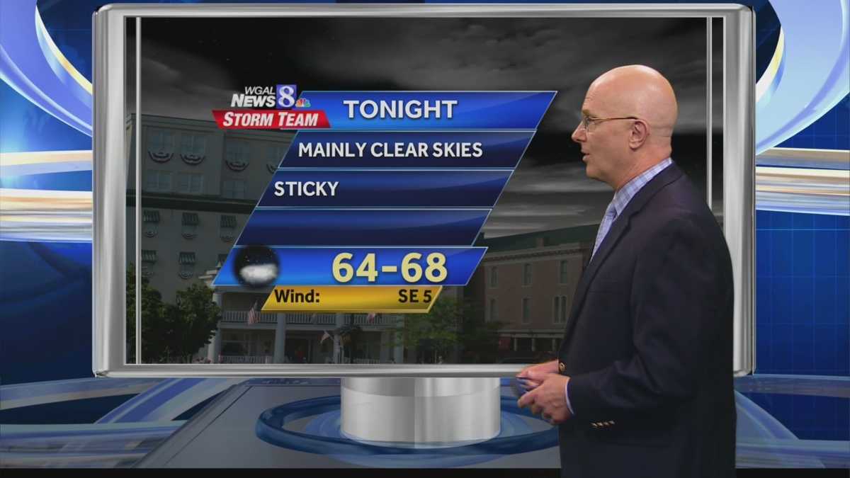 Joe's weekend forecast: Temps in the high 80s