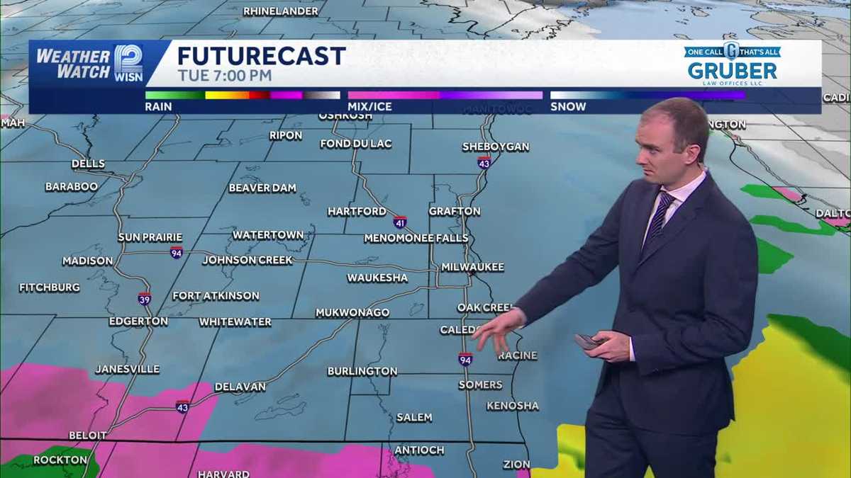Weather: Snow And Wintry Mix Next Two Days