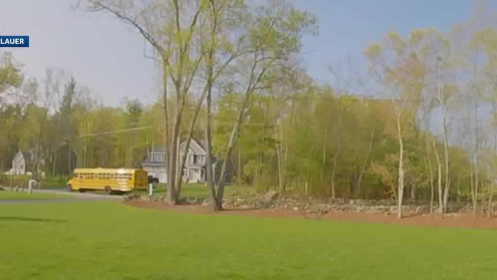 Truck clips school bus stop sign while loading students in Pelham, NH - Vimarsana News