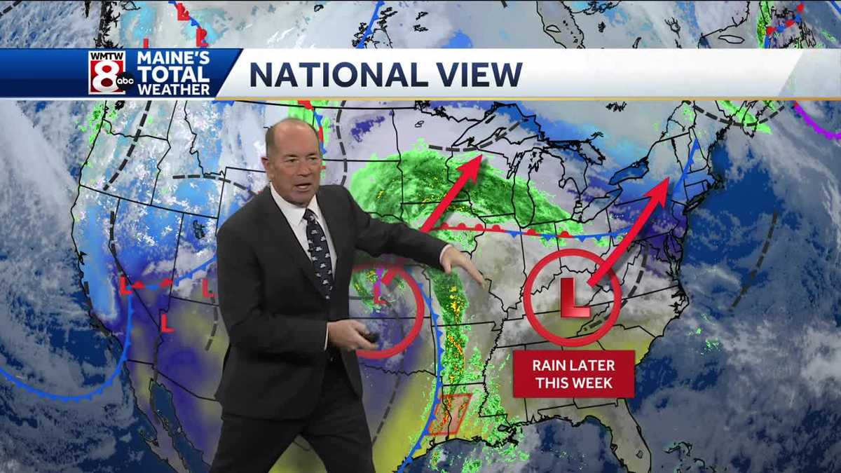 Couple more dry days before the rain arrives