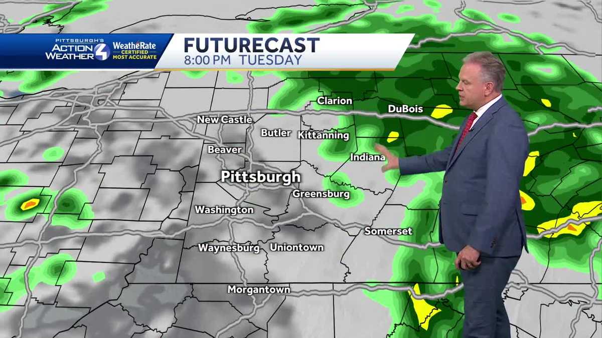 Tuesday is an Impact Day with scattered rain showers
