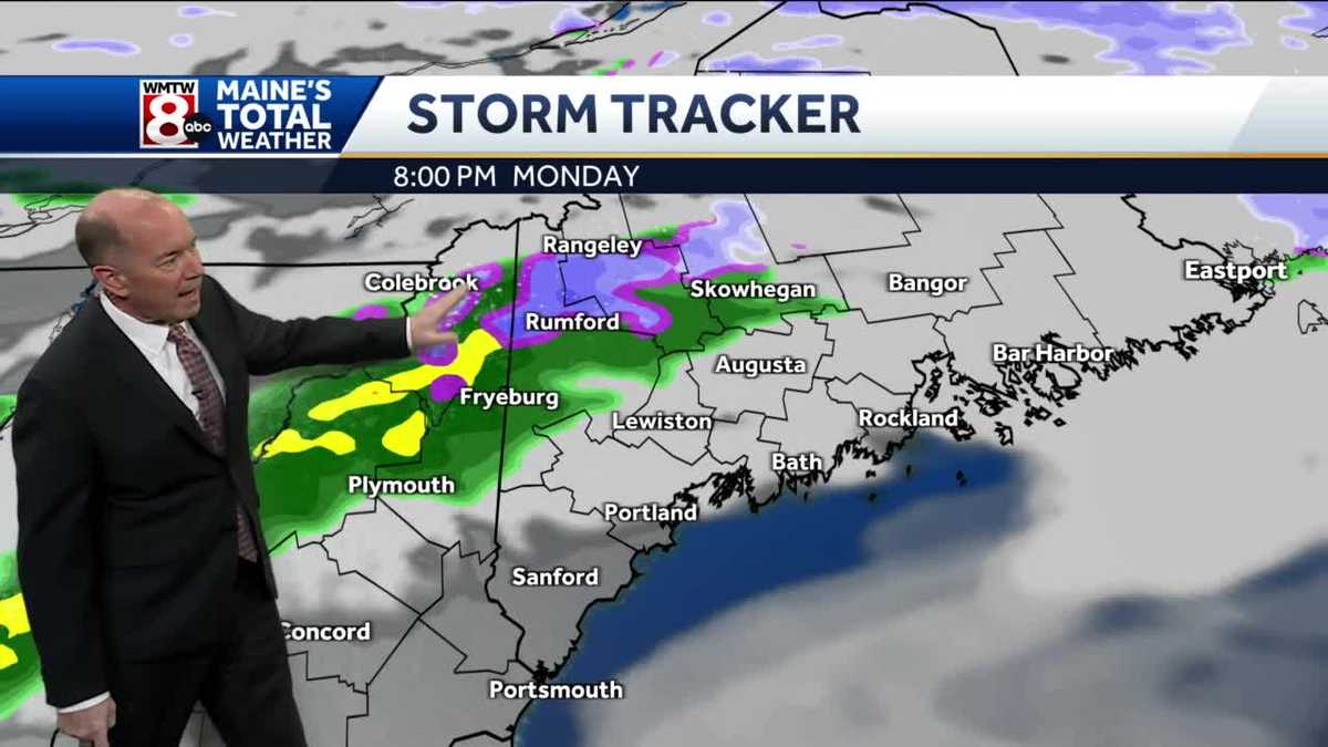 Clouds increase with inland showers this evening