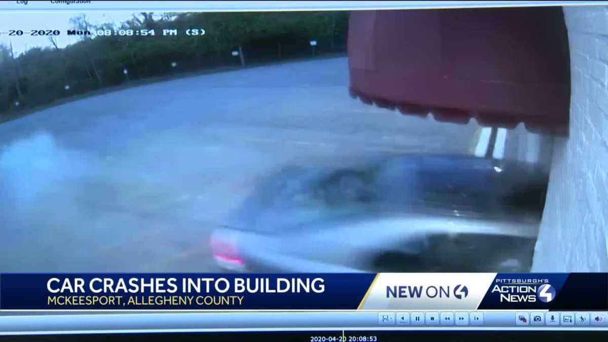 Car crashes into building in McKeesport