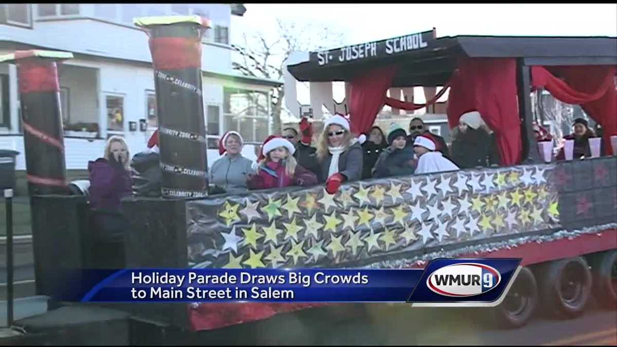 Holiday parade draws big crowds in Salem