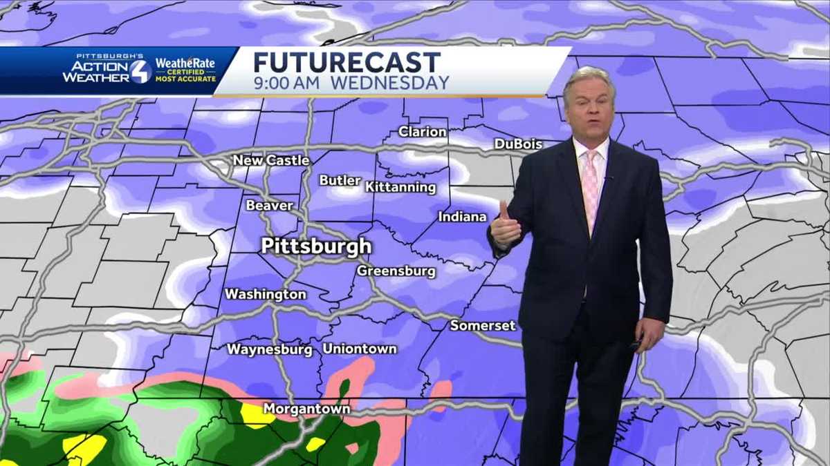 Breezy Tuesday; Impact Day Wednesday with snow and rain
