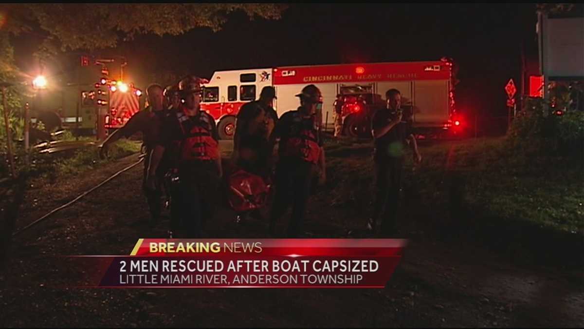 Father, son rescued after boat capsizes in Anderson Twp.
