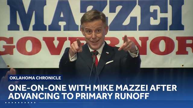 Oklahoma Chronicle: Gubernatorial candidate Mike Mazzei talks after advancing to Republican runoff