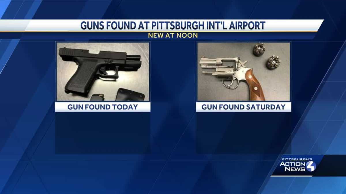 2 guns found at Pittsburgh International Airport in last 4 days